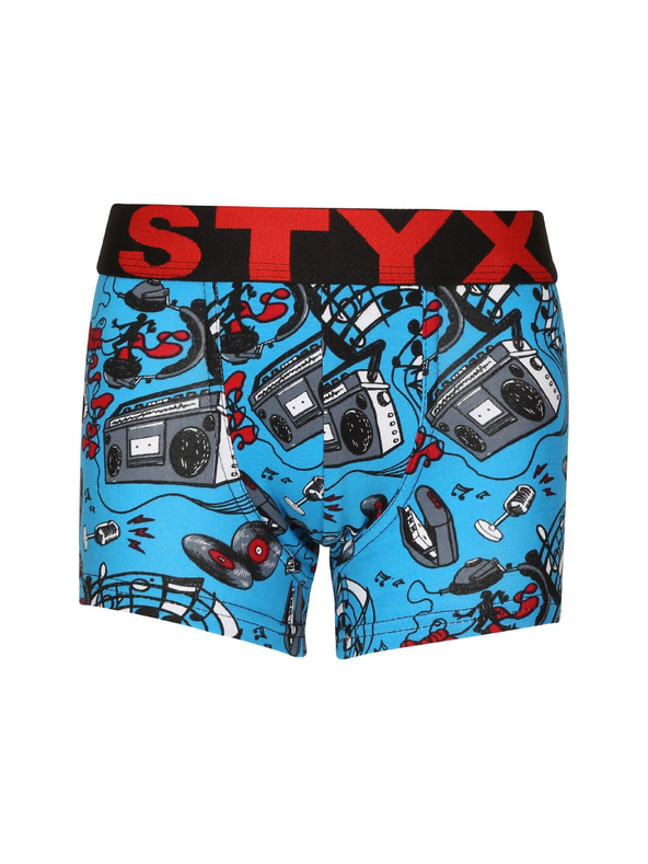Styx Set od tri - dječji bokserski šorc Styx art sportski elastičan šarene