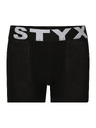 Styx Set od tri - dječji bokserski šorc Styx sportski elastičan crne