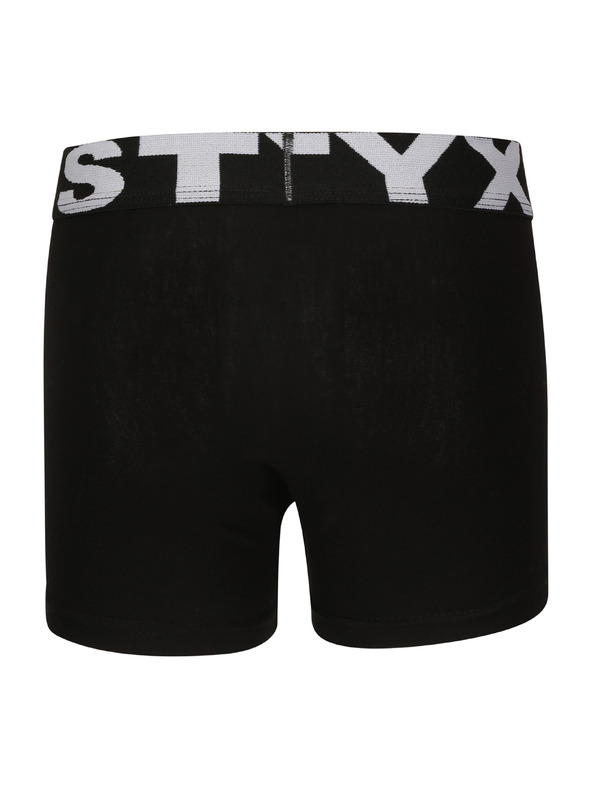 Styx Set od tri - dječji bokserski šorc Styx sportski elastičan crne