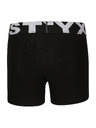 Styx Set od tri - dječji bokserski šorc Styx sportski elastičan crne
