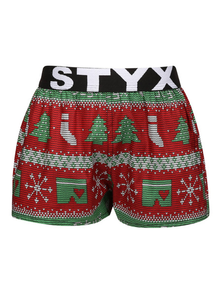 Styx Dječje gaće Styx art sportski elastičan Božić pleteno