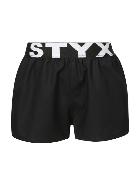 Styx Dječje gaće Styx sportski elastičan crne