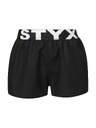Styx Dječje gaće Styx sportski elastičan crne