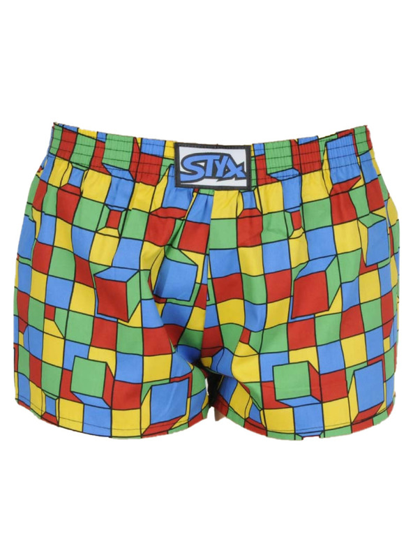 Styx Dječje gaće Styx art klasična guma kockice