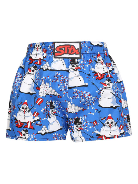 Styx Dječje gaće Styx art klasična guma Božić snjegovići