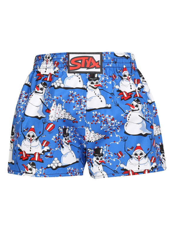 Styx Dječje gaće Styx art klasična guma Božić snjegovići