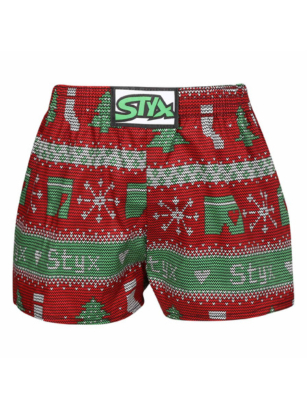 Styx Dječje gaće Styx art klasična guma Božić pletene