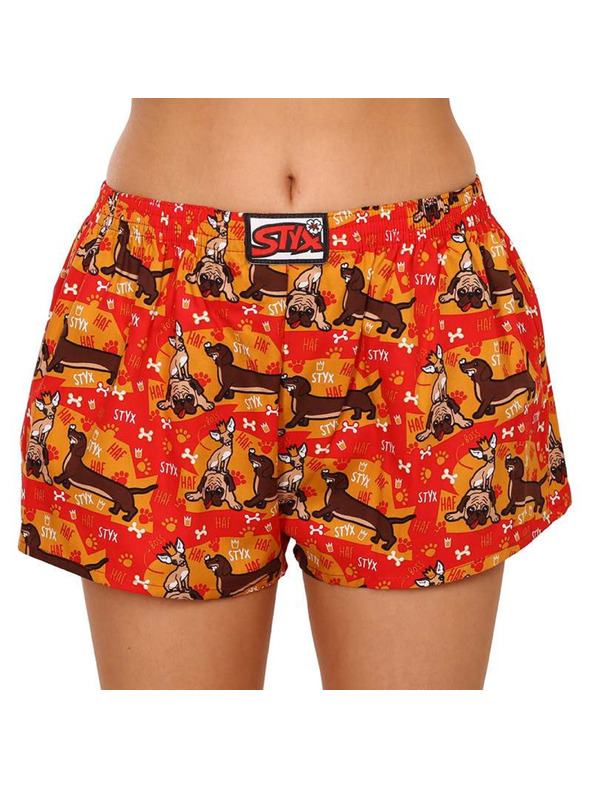 Styx Set od tri - ženske gaće Styx art klasična guma šarene