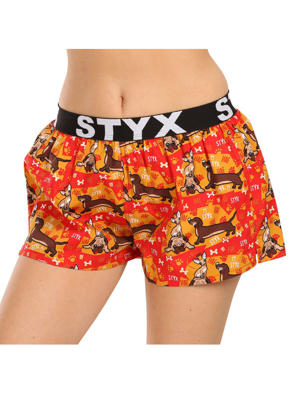 Styx Set od tri - ženske gaće Styx art sportska guma šarene
