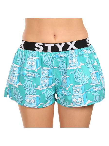 Styx Ženske bokserice Styx art sportski elastičan pojas ledeni komadi