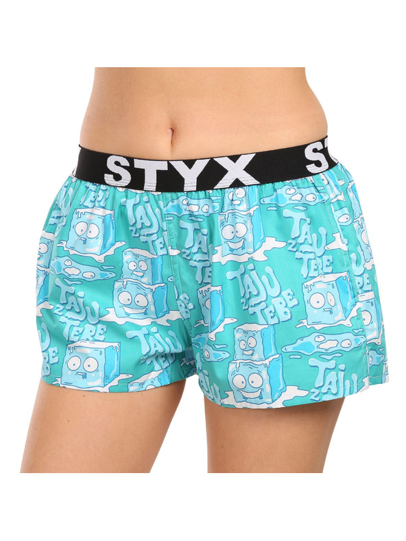 Styx Ženske bokserice Styx art sportski elastičan pojas ledeni komadi