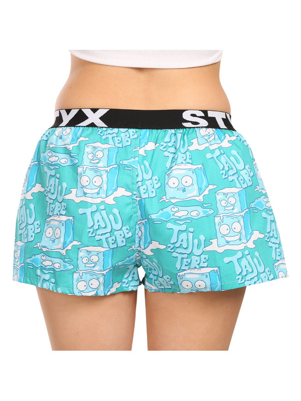 Styx Ženske bokserice Styx art sportski elastičan pojas ledeni komadi
