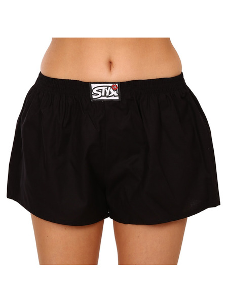 Styx Ženske bokserice Styx klasični elastičan pojas crne