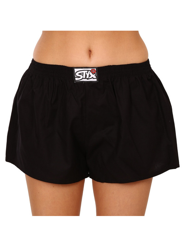 Styx Ženske bokserice Styx klasični elastičan pojas crne