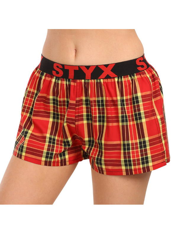 Styx Set od tri - ženske bokserice Styx sportski elastičan pojas višebojna