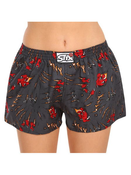Styx Set od tri - ženske gaće Styx art klasična guma šarene