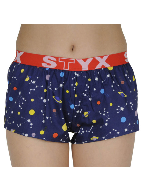 Styx Ženske bokserice Styx art sportski elastičan pojas planete
