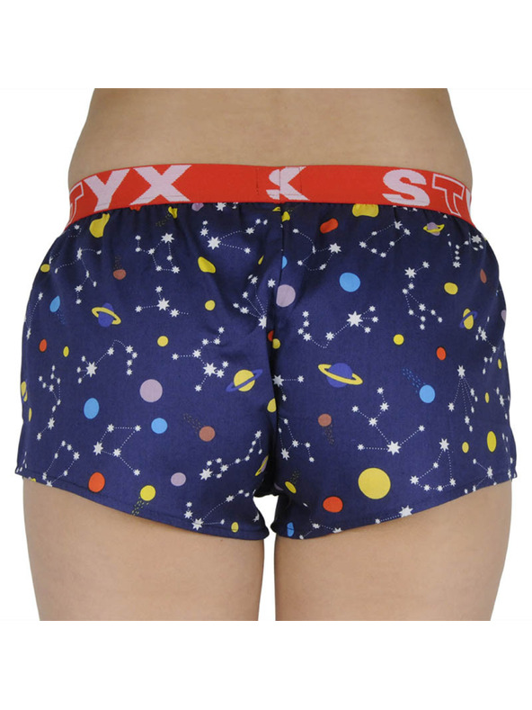Styx Ženske bokserice Styx art sportski elastičan pojas planete