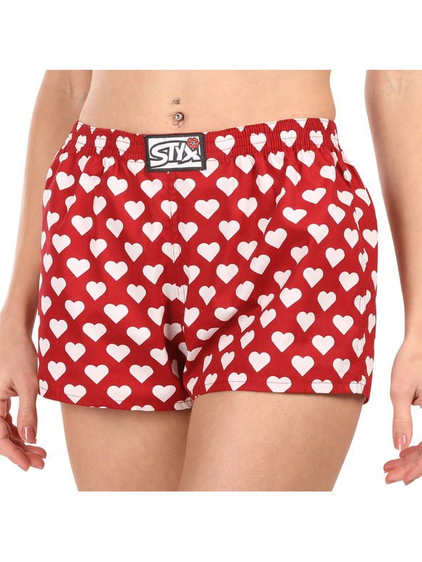 Styx Ženske bokserice Styx art klasični elastičan pojas srca