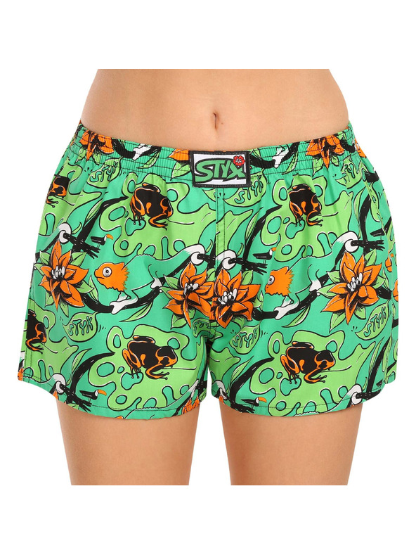 Styx Set od tri - ženske gaće Styx art klasična guma šarene