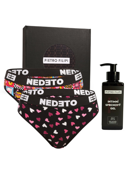 Nedeto Ženski poklonski set Set od dva - gaće Nedeto i intiman gel Pietro Filipi