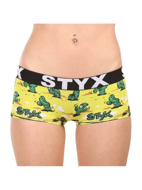 Styx Ženske gaće Styx art sa nogavicama kaktusy