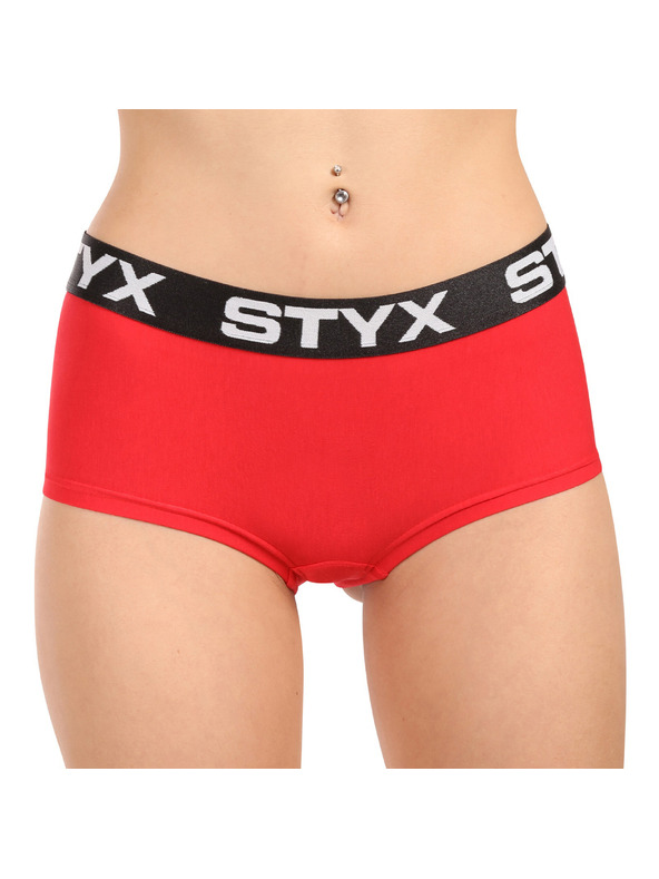Styx Ženske gaće Styx sa nogavicama crvene