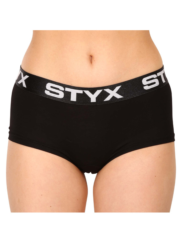Styx Set od tri - ženske gaće Styx sa nogavicama crne