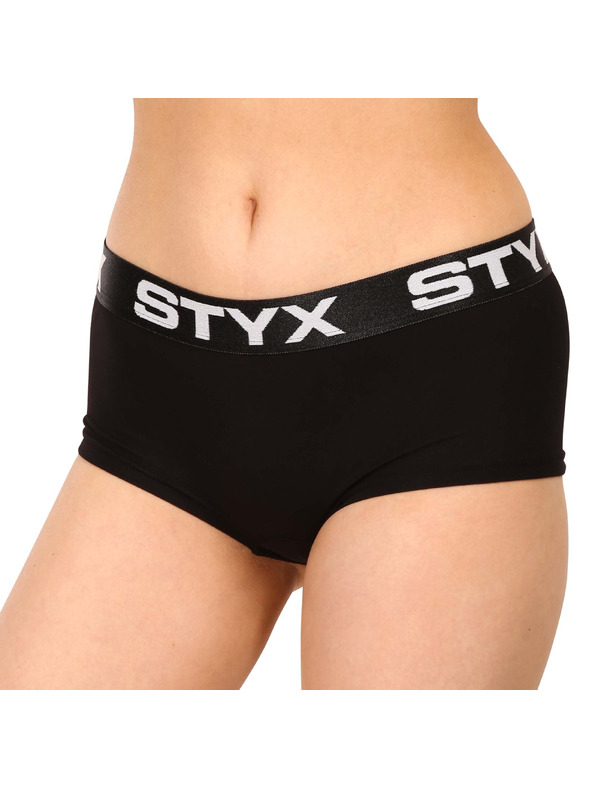 Styx Set od tri - ženske gaće Styx sa nogavicama crne