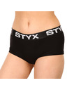 Styx Set od tri - ženske gaće Styx sa nogavicama crne