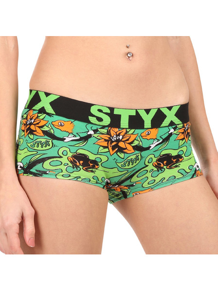 Styx Ženske gaćice Styx art s nogovičkom tropic