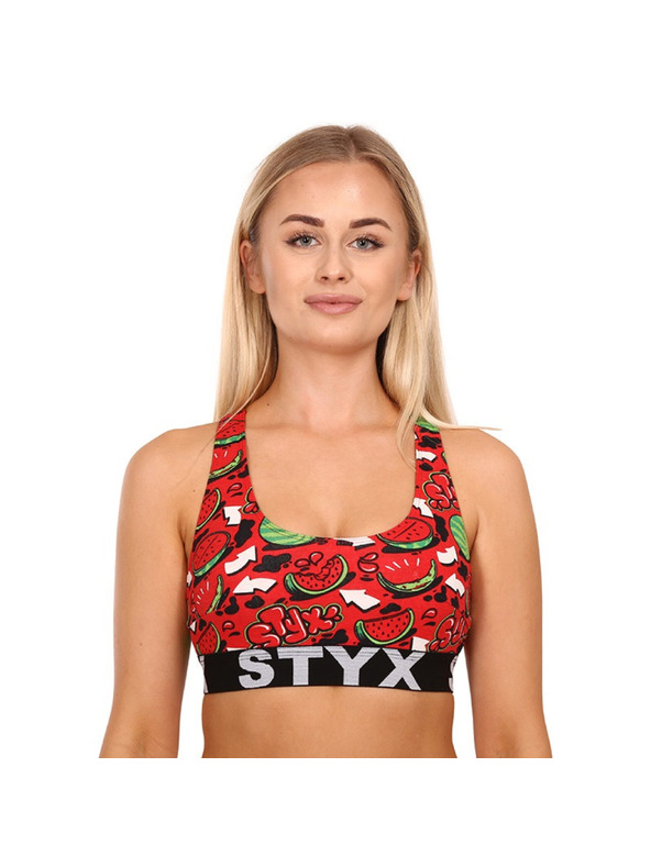 Styx Ženski grudnjak Styx sport art dinje