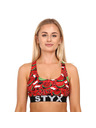 Styx Set od pet - ženski grudnjak Styx sport art šareni