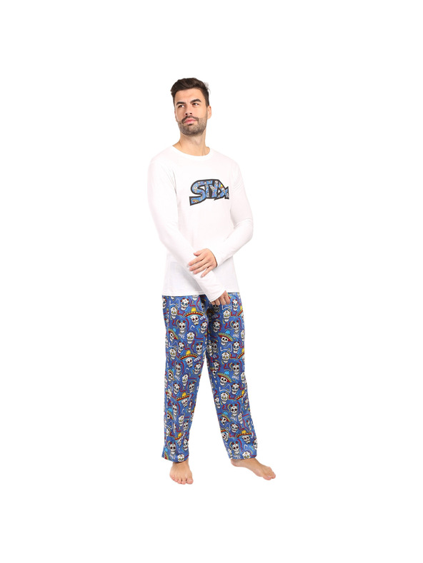 Styx Muška pižama Styx lubanje