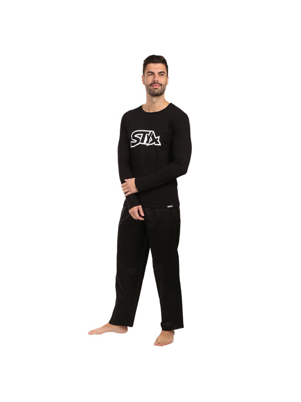 Styx Muška pižama Styx crna