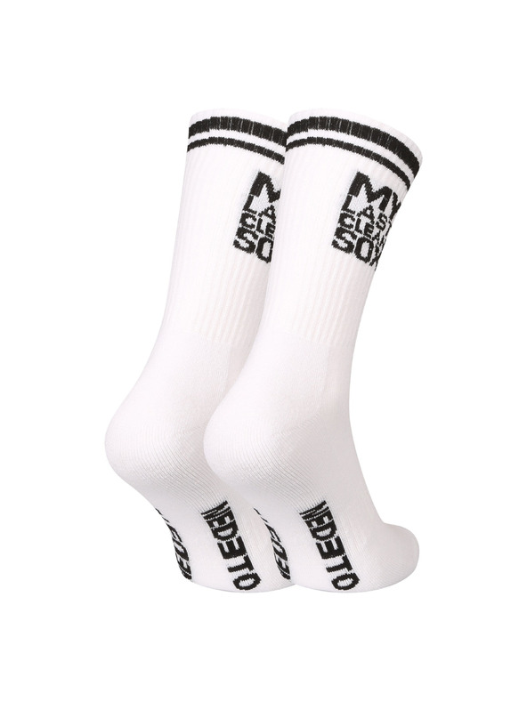 Nedeto Čarape Nedeto sportske visoke My Last Clean Sox bijele