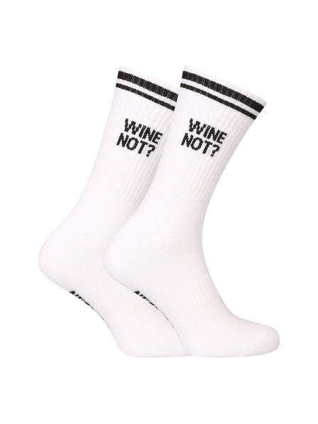 Nedeto Čarape Nedeto sportske visoke Wine not? bijele