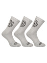 Styx Sada od tri - čarape Styx visoke sive
