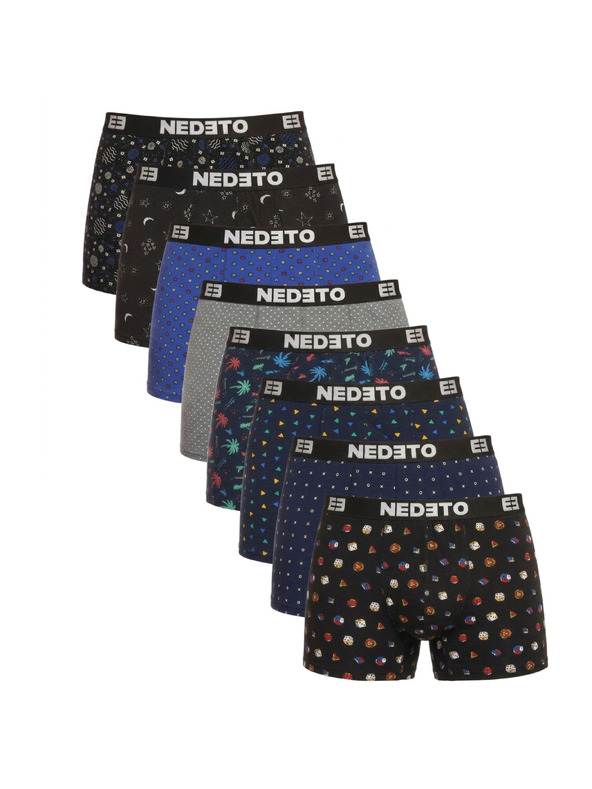 Nedeto Sada od osam - muške bokserice Nedeto višebojne