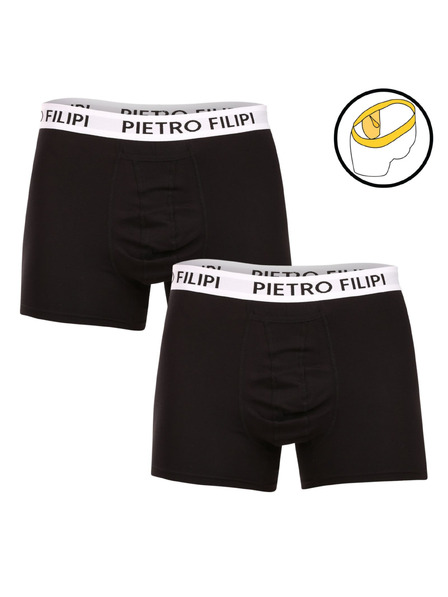 Pietro Filipi Komplet od dvije - muške boksačice Pietro Filipi držač za lopte crne boje