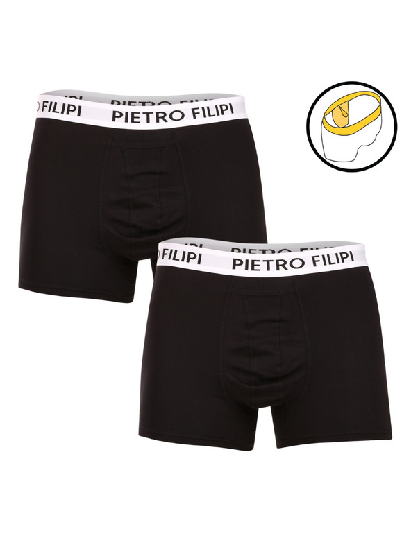 Pietro Filipi Komplet od dvije - muške boksačice Pietro Filipi držač za lopte crne boje