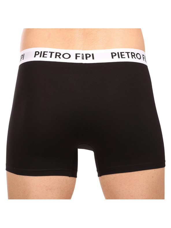 Pietro Filipi Komplet od tri - muške boxer gaćice Pietro Filipi crne