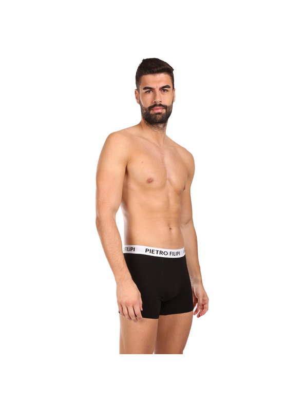 Pietro Filipi Komplet od tri - muške boxer gaćice Pietro Filipi crne