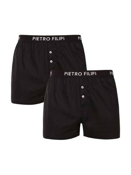 Pietro Filipi Komplet od dva - muške kratke hlače Pietro Filipi crne