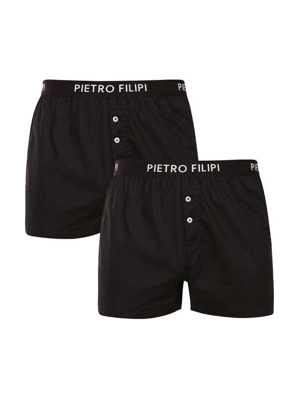 Pietro Filipi Komplet od dva - muške kratke hlače Pietro Filipi crne