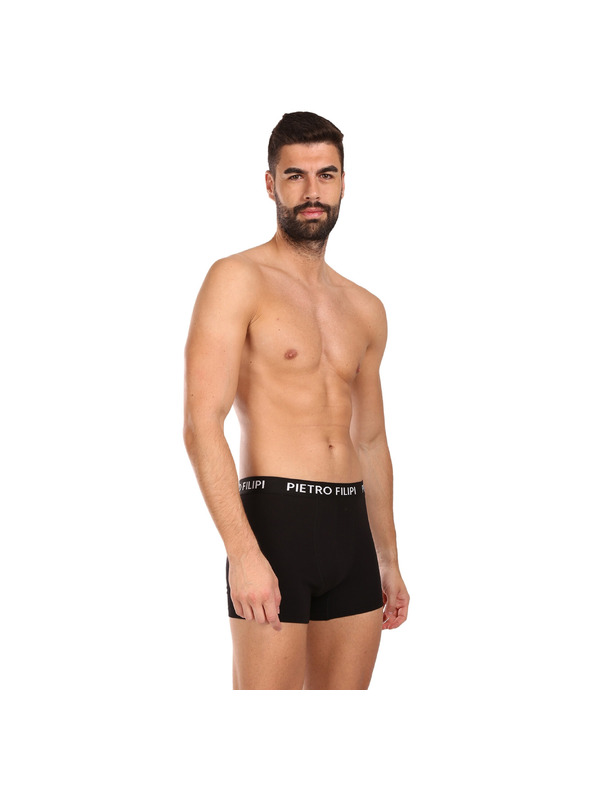 Pietro Filipi Komplet od tri - muške boxer gaćice Pietro Filipi crne