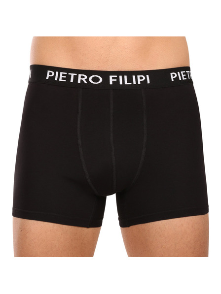 Pietro Filipi Komplet od tri - muške boxer gaćice Pietro Filipi crne