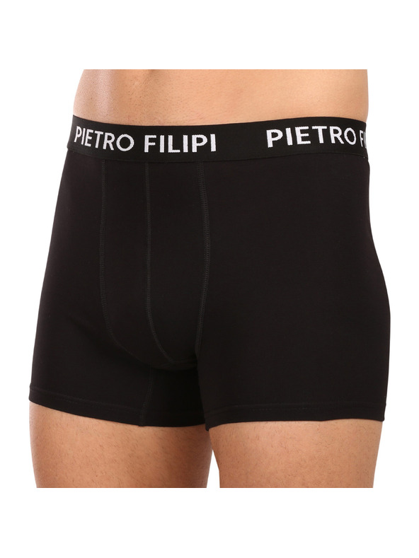 Pietro Filipi Komplet od tri - muške boxer gaćice Pietro Filipi crne