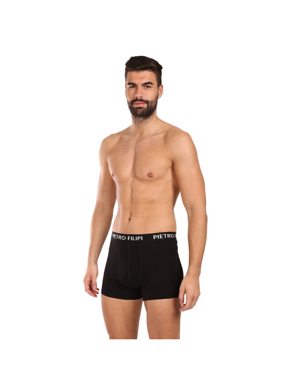 Pietro Filipi Komplet od pet - muške boxer gaćice Pietro Filipi crne