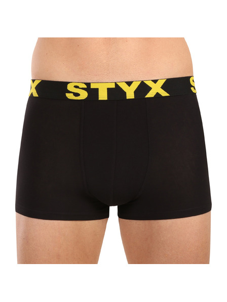 Styx Muške boxer gaćice Styx sportska guma crne